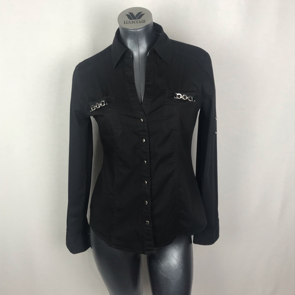 🚫SOLD🚫 EXPRESS BLACK ESSENTIAL SHIRT